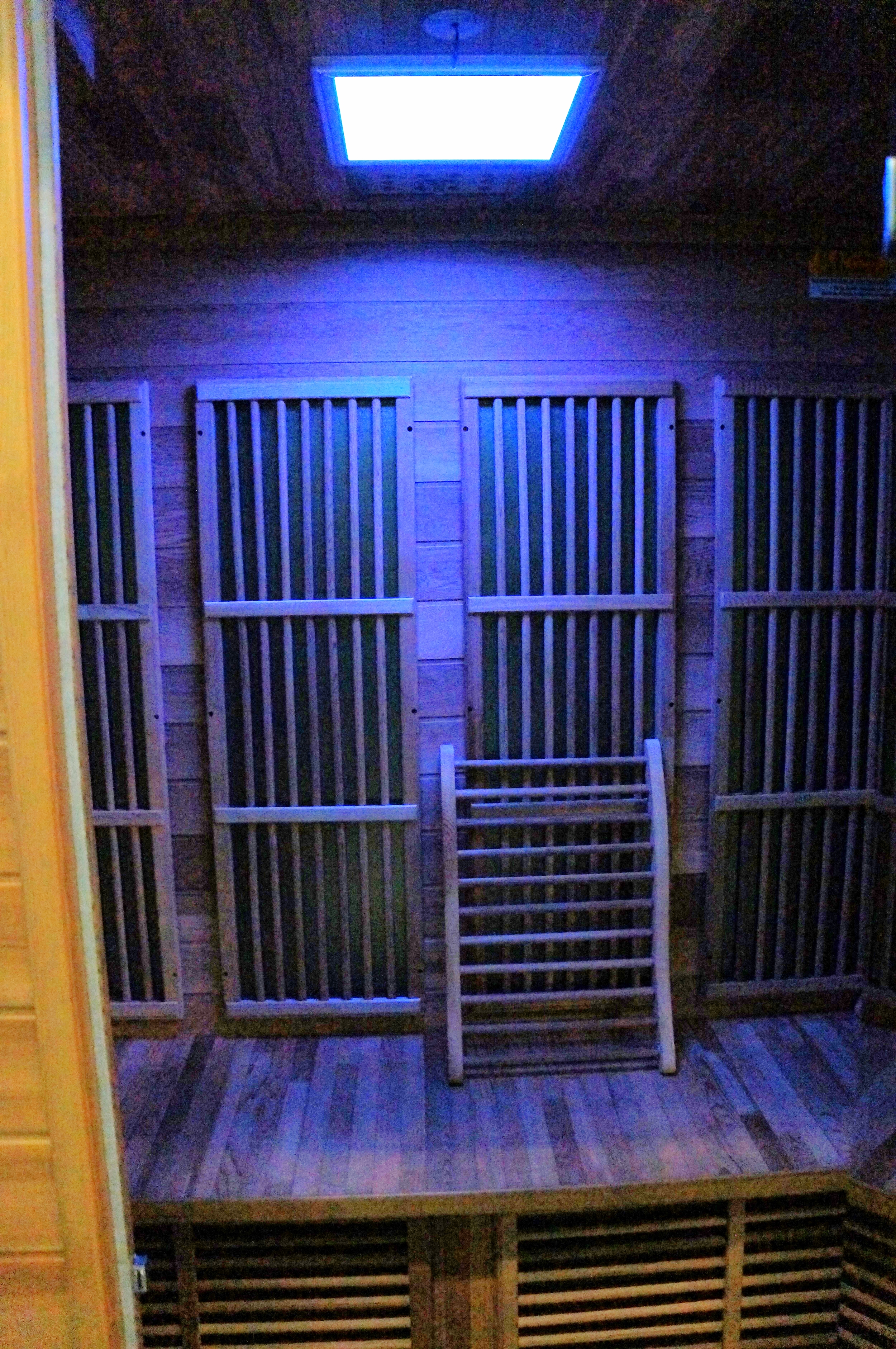 INSIDE MEN'S SAUNA